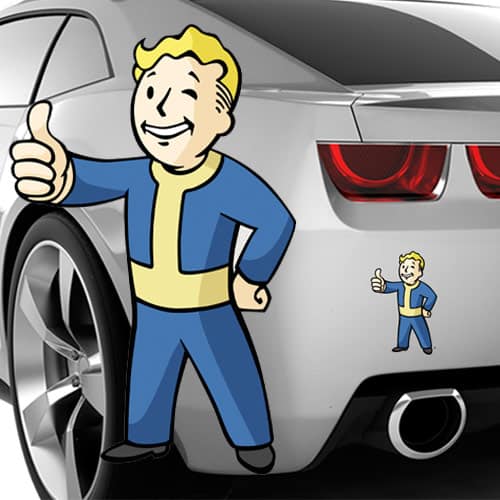 Fallout 4 Thumbs Up Vault Boy Auto Decal