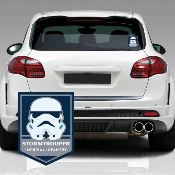Stormtrooper Imperial Infantry Decal on car