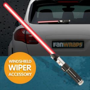 Darth Vader Lightsaber Windshield Wiper Accessory on car