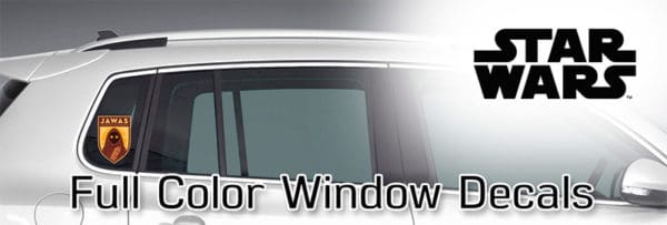 Jawa Tatooine Scavengers Window Decal on car