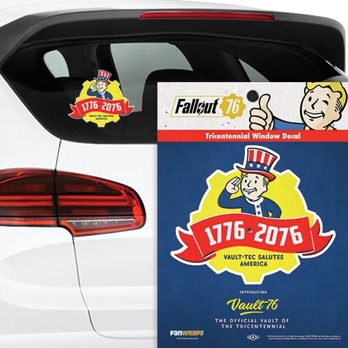 Fanwraps Fallout 76 Tricentennial Logo Window Decal