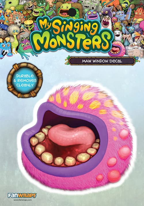 My Singing Monster Maw Window Decal – FanWraps