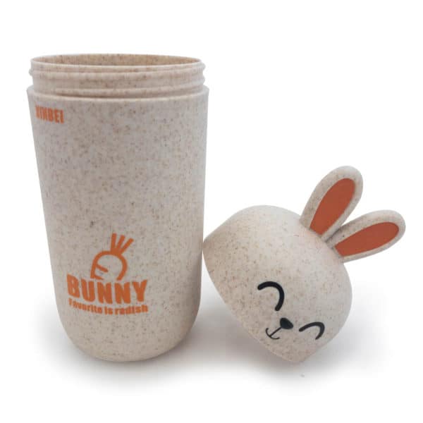 Cute Bunny (Orange) 13.5 oz. Travel Cup