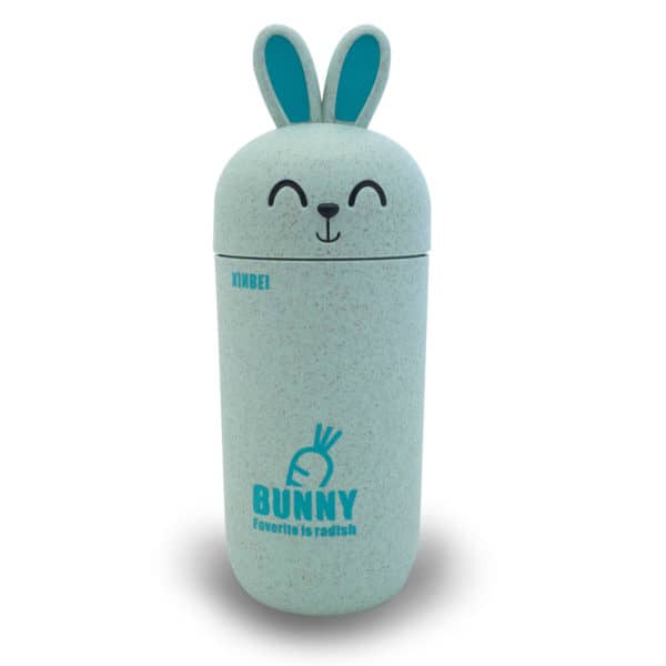 Cute Bunny (Green) 13.5 oz. Travel Cup