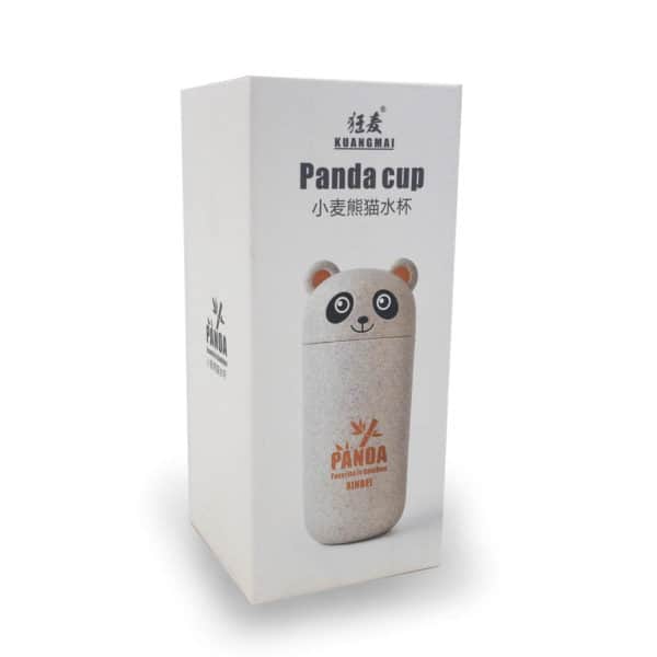 Cute Panda (Orange) 13.5 oz. Travel Cup product package