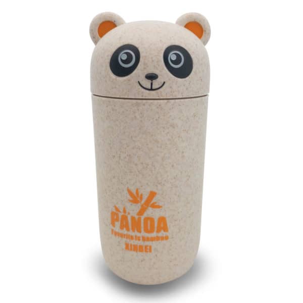 Cute Panda (Orange) 13.5 oz. Travel Cup