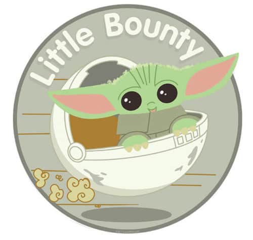Grogu Little Bounty Window Decal Thumb
