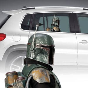 Boba Fett Re-Armored Passenger Series on car