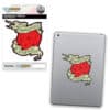 Aggressively Average 20 Sided Die Decal on device