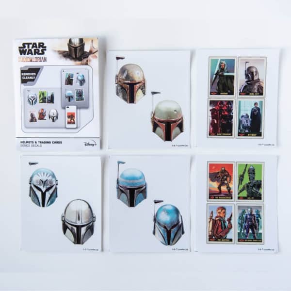 The Mandalorian, Helmets and Trading Cards - Device Decals contents photo