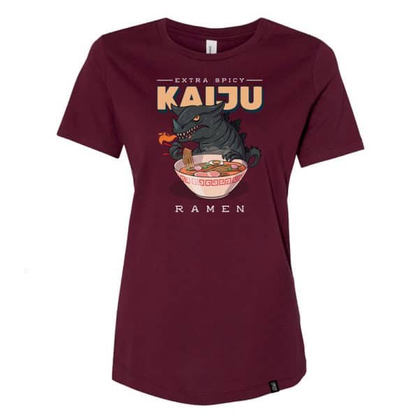Kaiju Spicy Ramen T-Shirt Women's relaxed fit crew neck