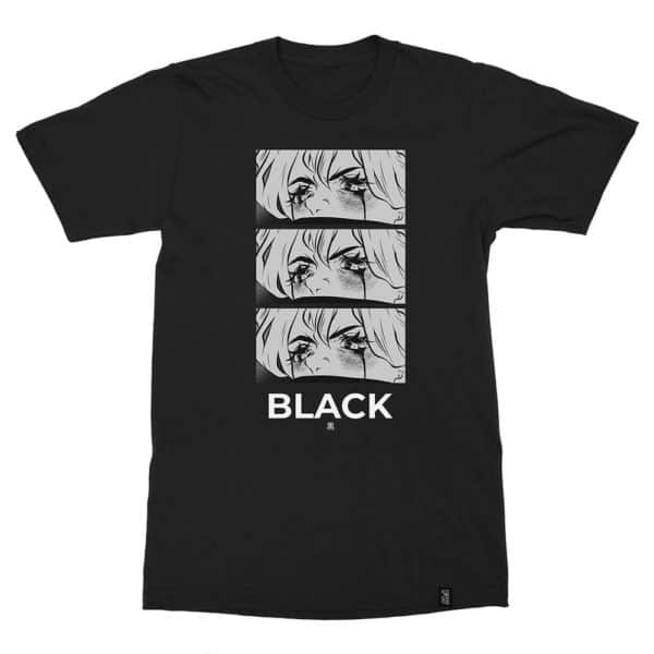 Black Manga Style t-shirt unisex fit