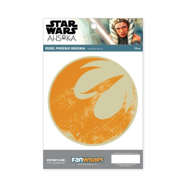 Star Wars Rebel Phoenix Insignia - Orange on a tan background
