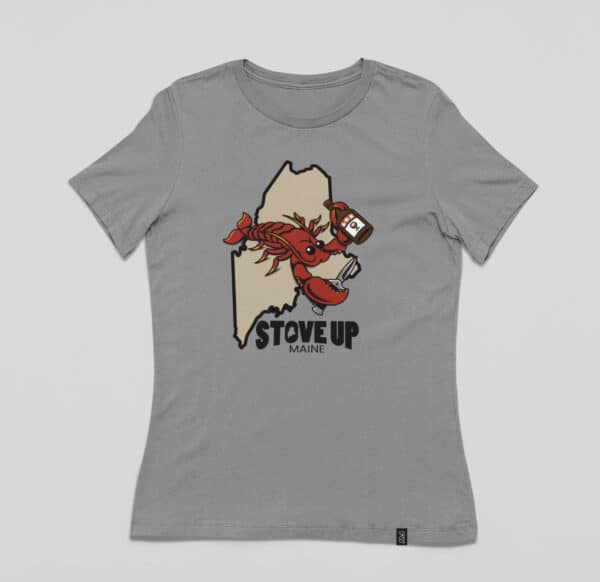 Stove Up Lobster Shirt Women's - Asphalt Grey