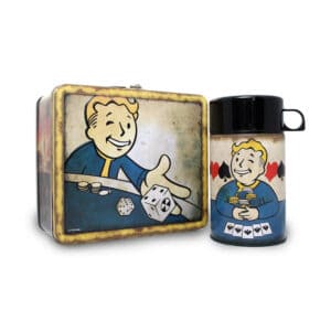 Fallout New Vegas Vault Boy Lunchbox and Insulated Flask