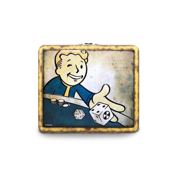 Fallout New Vegas Vault Boy Lunchbox Top Panel