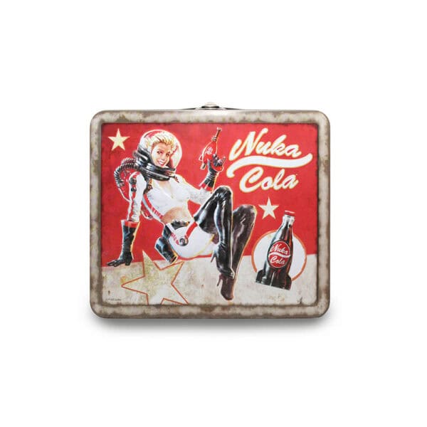Nuka Cola Weathered Embossed Lunch Box Lid