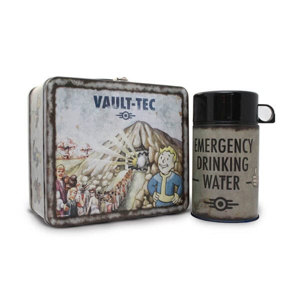 Vaul-Tec Weathered lunchbox and insulated flask