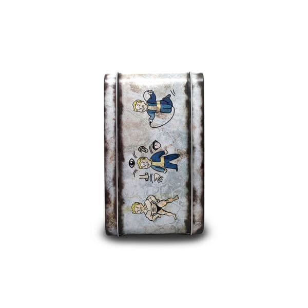 Side of Vault-Tec Weathered Lunchbox