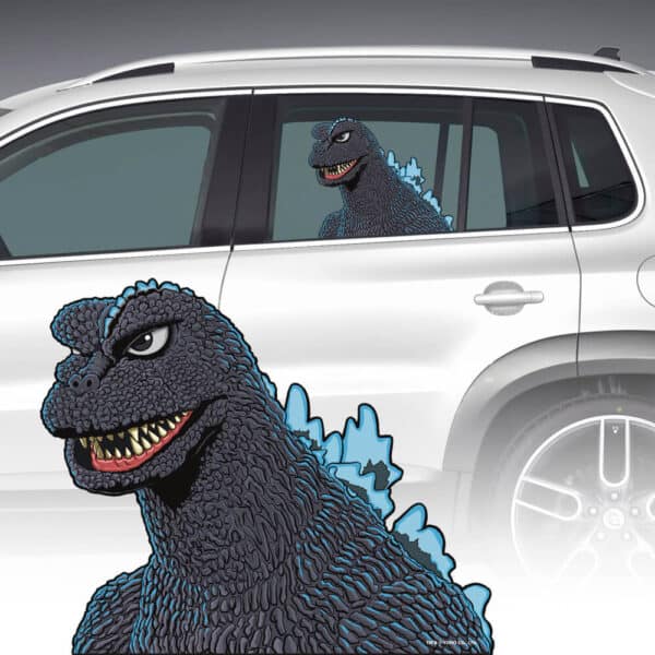 Godzilla passenger Rendering on vehicle